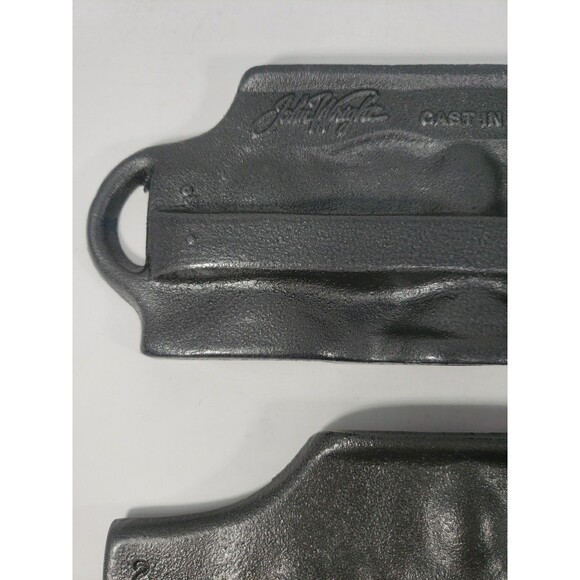 John Wright Christmas Candy Mold Cast Iron Bear Rocking Horse Snowman Soldier - Picture 16 of 16